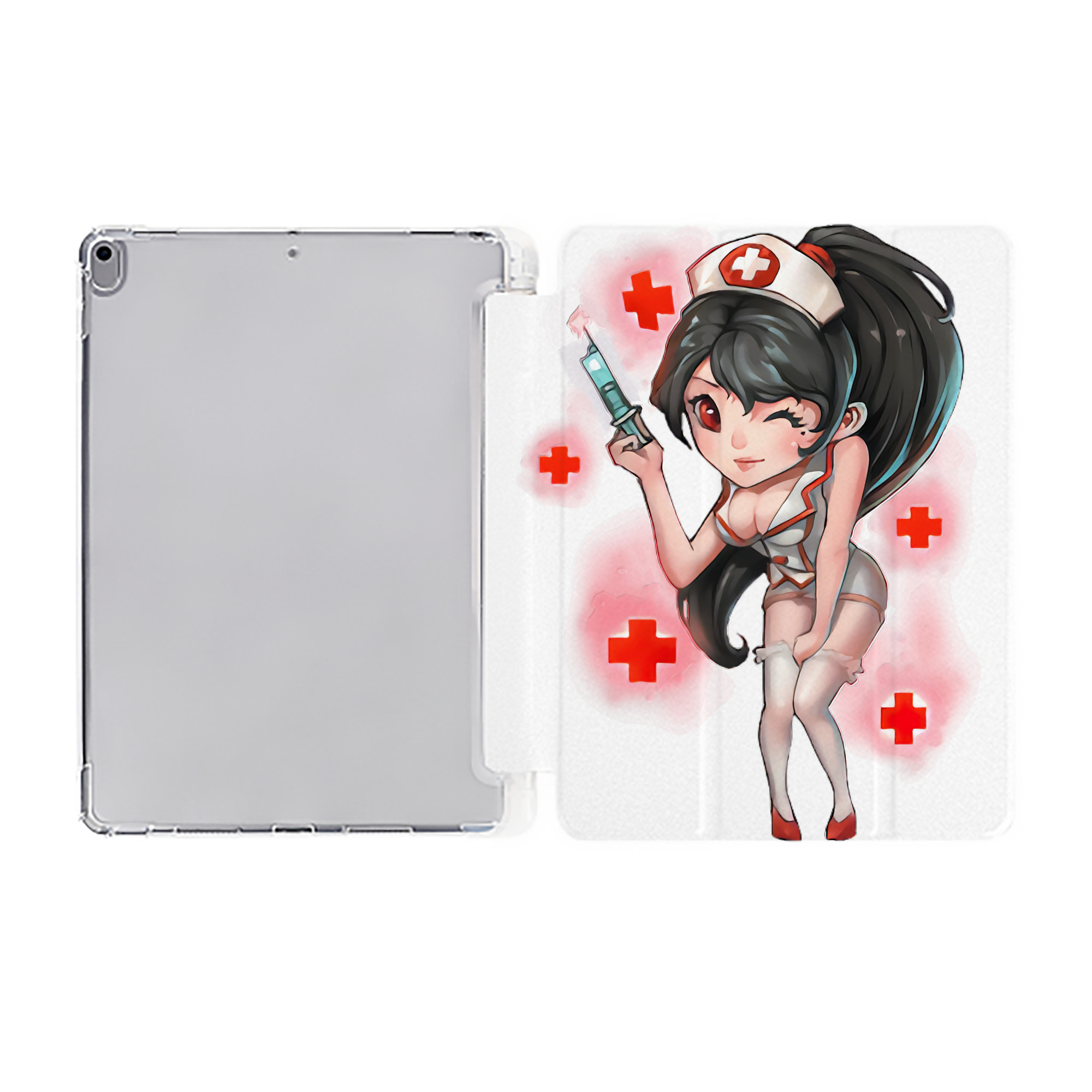 （画像用） リーグ・オブ・レジェンド League of Legends LOL IPad ケース ペン収納付き 三つ折りスタンド PUレザー×シリコン 対応機種9.5/10.5/10.9インチ